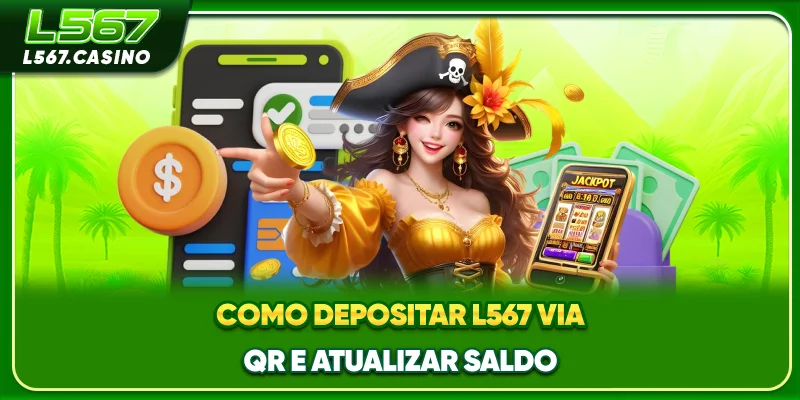 Como depositar L567 via QR e atualizar saldo