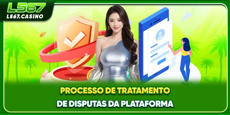 Processo de tratamento de disputas da plataforma